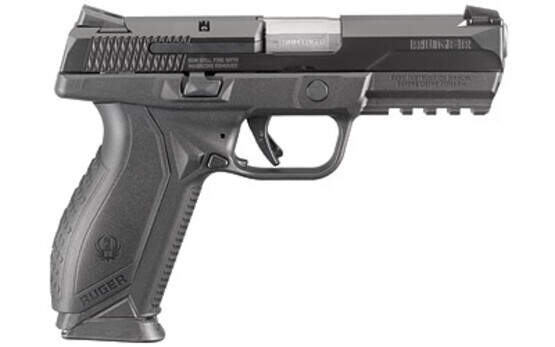 The Ruger American is a full sized 9mm designed for duty and home defense